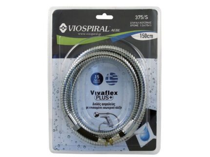 Σπιράλ μπαταρίας λουτρού 357 Inox βαρέως τύπου 150 cm