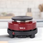 Ηλεκτρική εστία μονή 500W με διάμετρο 9.6cm   Κόκκινη - Image 2